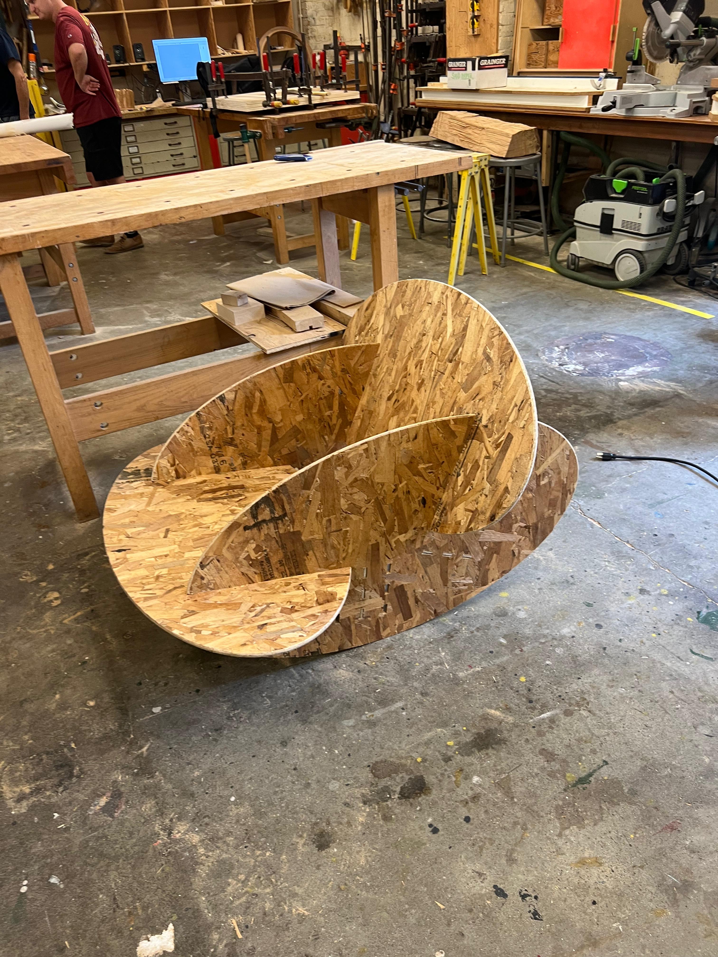 Chair assembly showing mismatched bottom slot